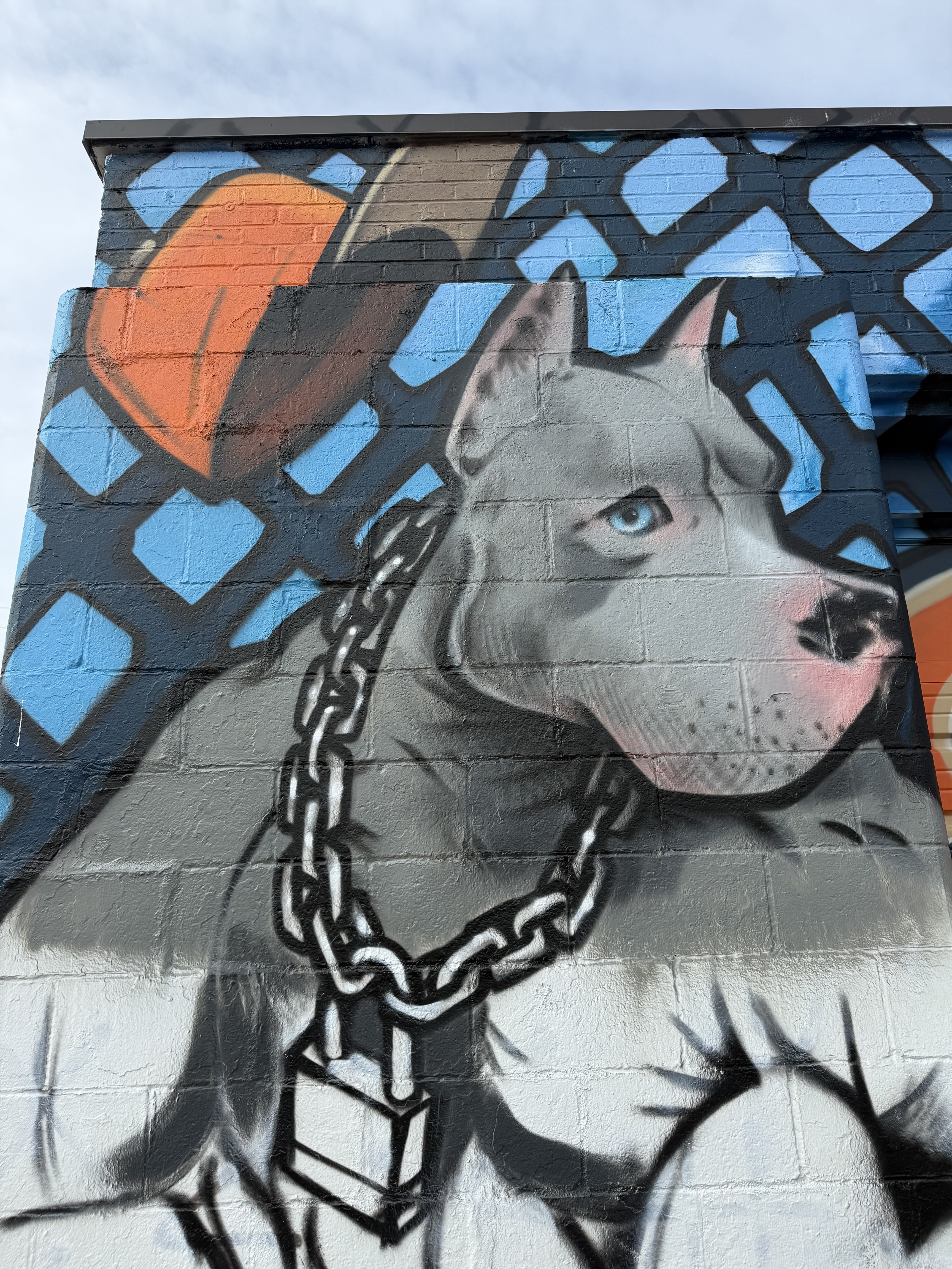 Junkyard mural photo