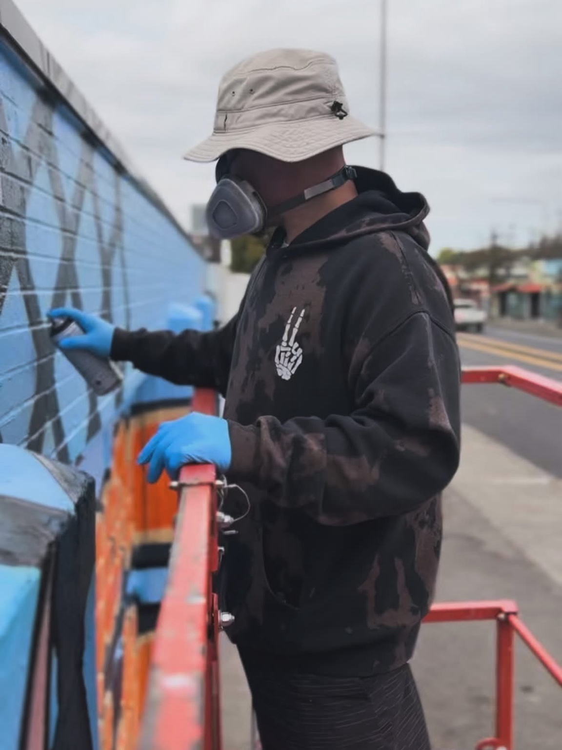 Junkyard mural photo