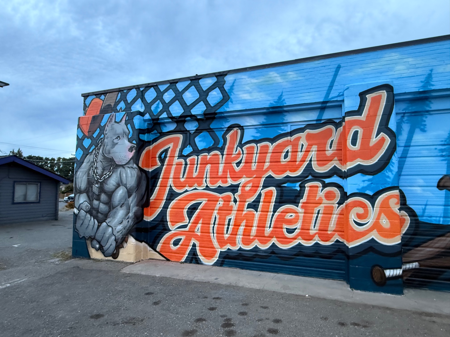 Junkyard mural photo