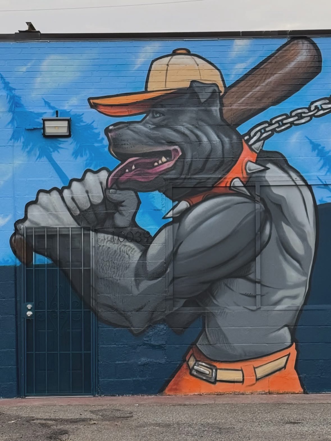 Junkyard mural photo