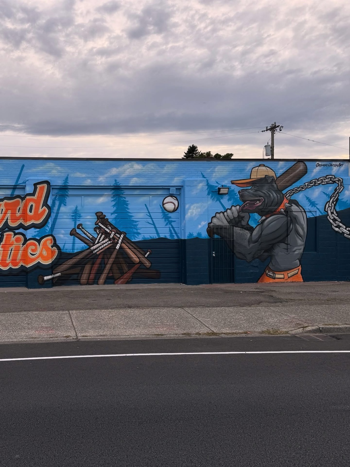 Junkyard mural photo