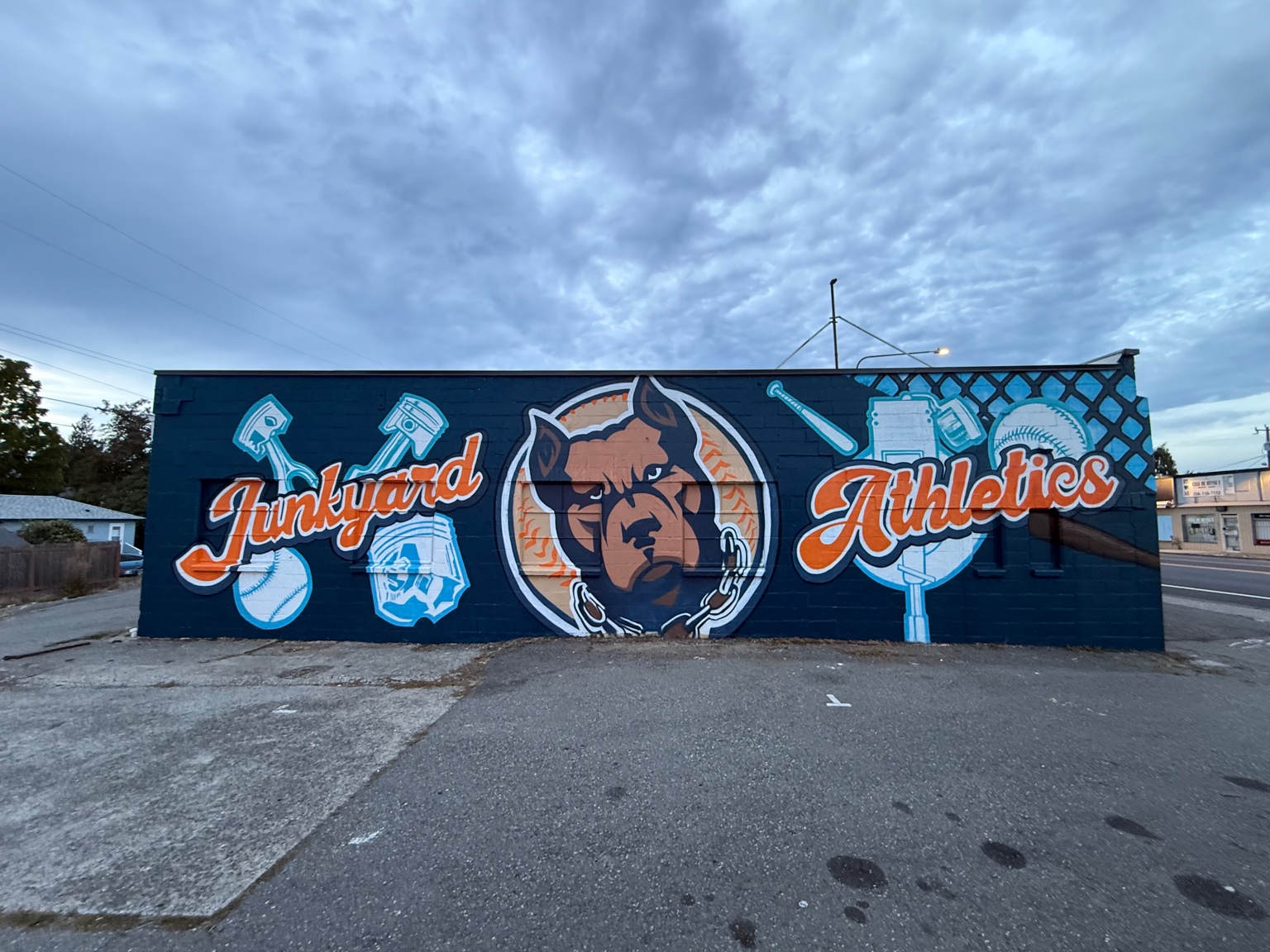 Junkyard mural photo