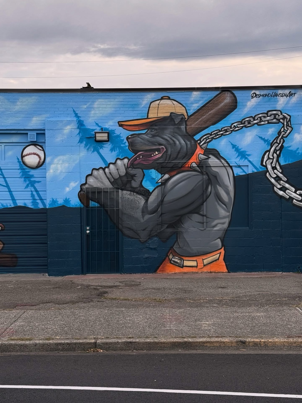 Junkyard mural photo