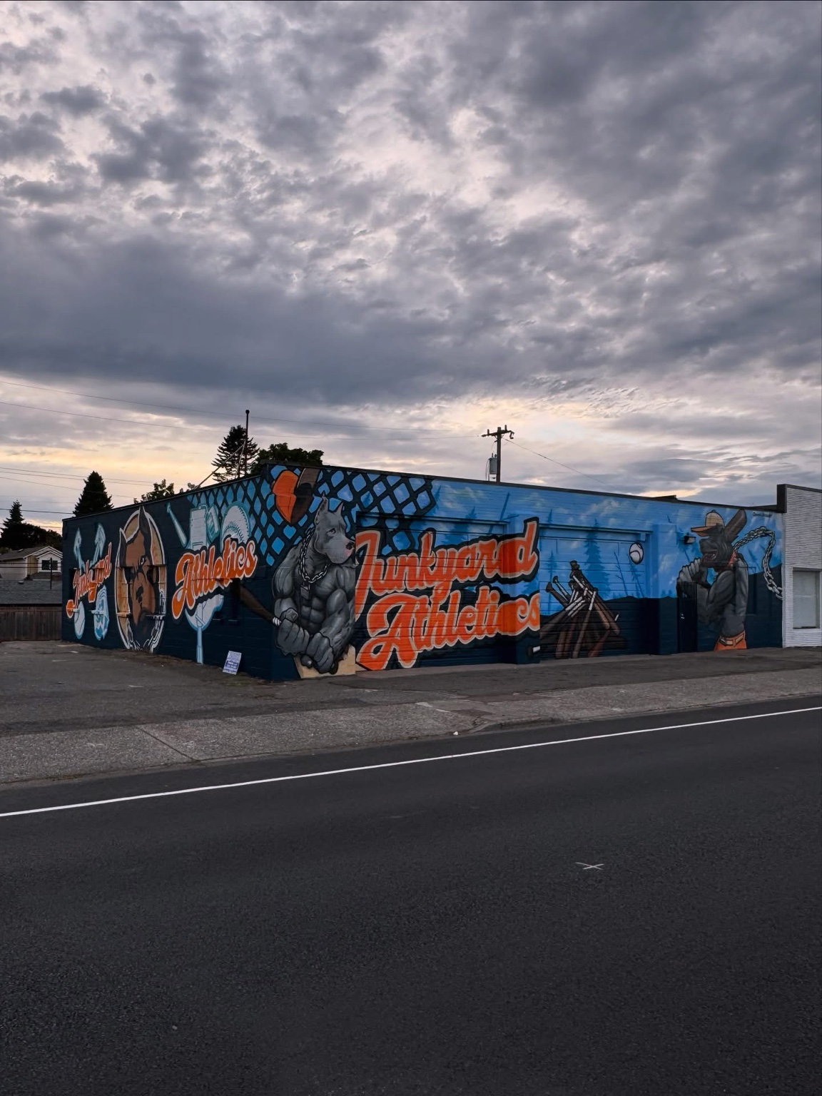 Junkyard mural photo